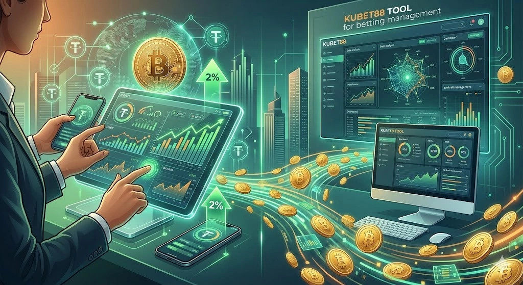 HƯỚNG DẪN NẠP USDT NHẬN THÊM 2% ƯU ĐÃI: CÁCH TỐI ƯU DÒNG VỐN VÀ CÔNG CỤ KUBET88 TOOL TRONG QUẢN LÝ CƯỢC