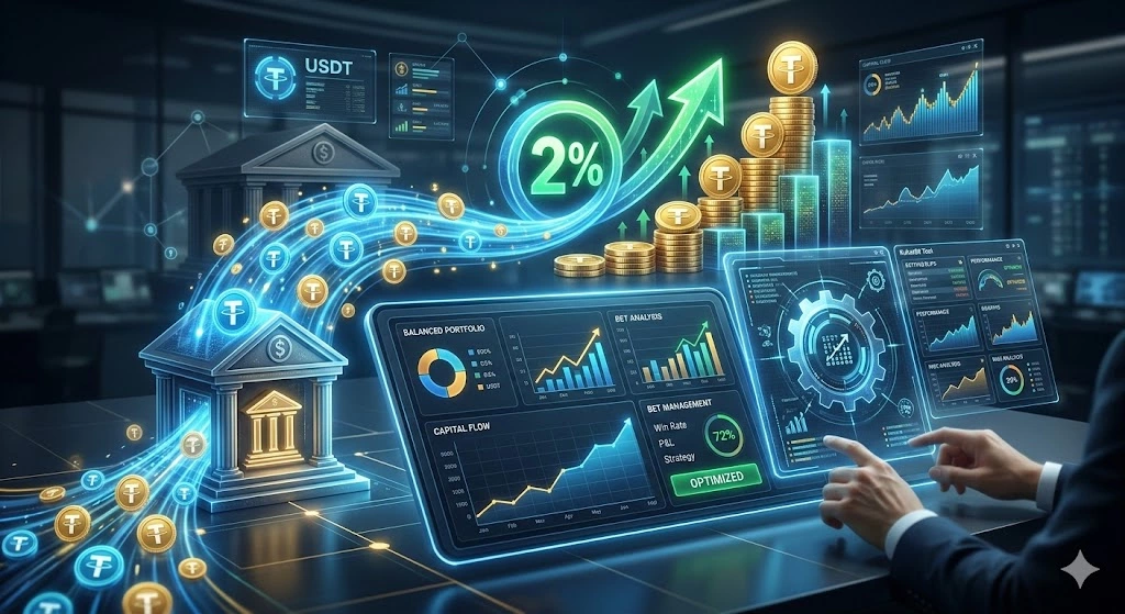 HƯỚNG DẪN NẠP USDT NHẬN THÊM 2% ƯU ĐÃI: CÁCH TỐI ƯU DÒNG VỐN VÀ CÔNG CỤ KUBET88 TOOL TRONG QUẢN LÝ CƯỢC